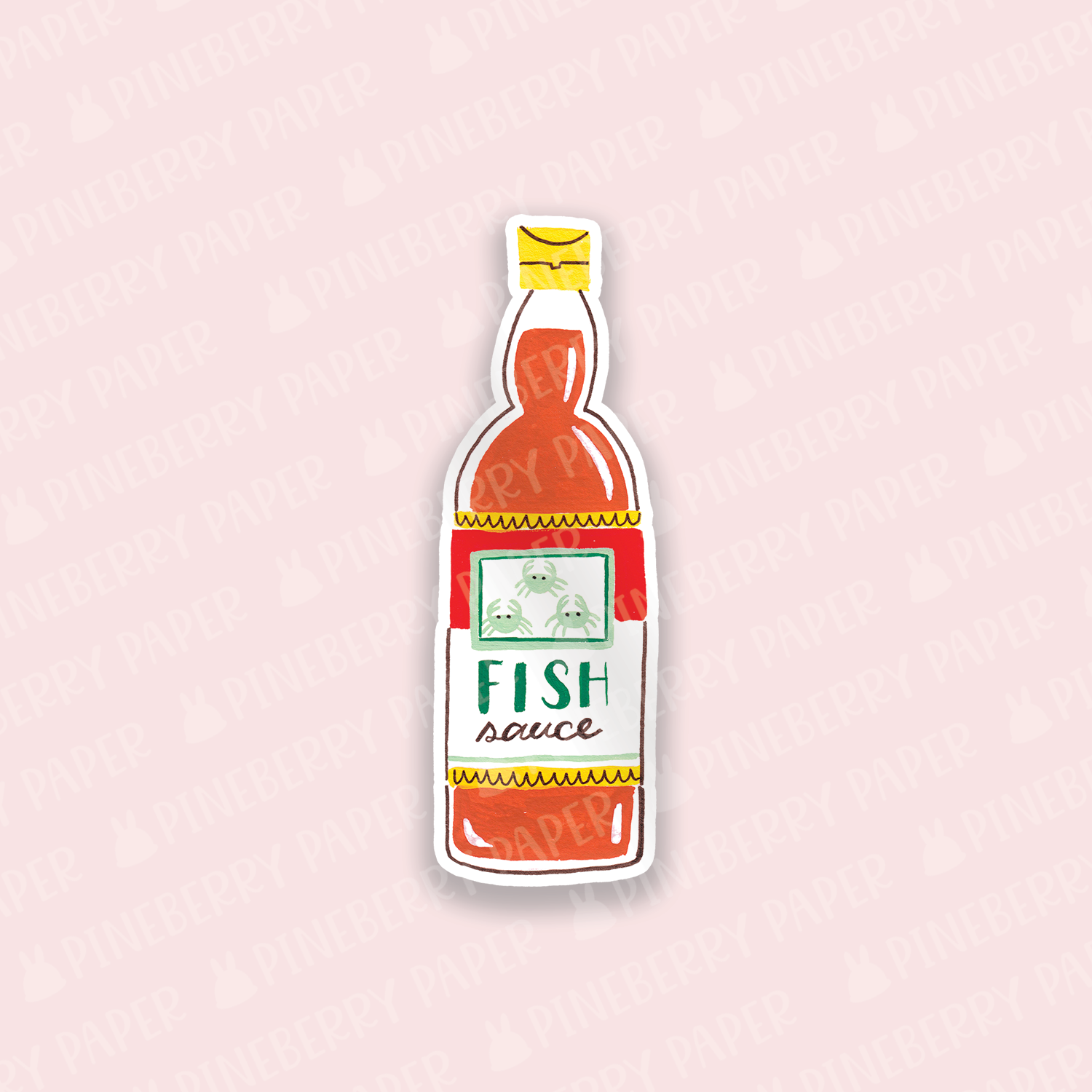 Fish Sauce Vinyl Sticker – Pineberry Paper