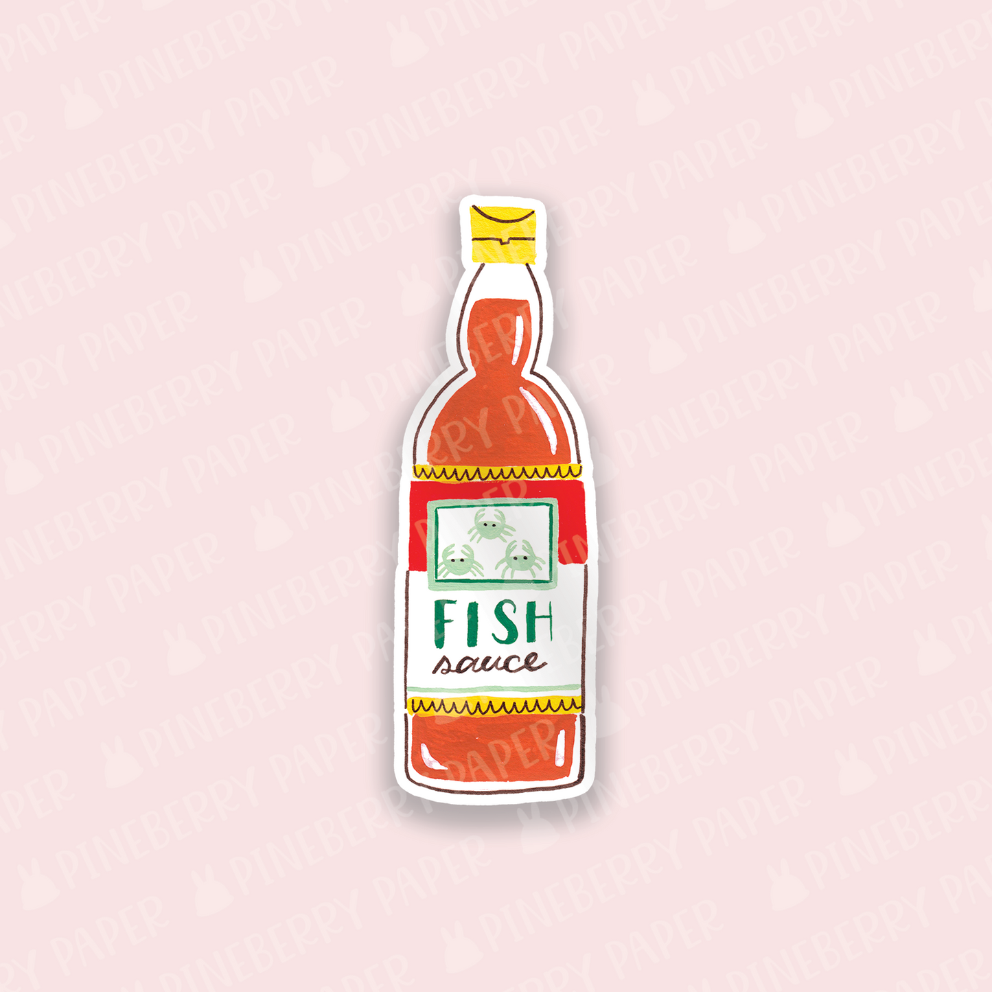 Fish Sauce Vinyl Sticker