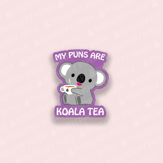 Koala Tea Vinyl Sticker