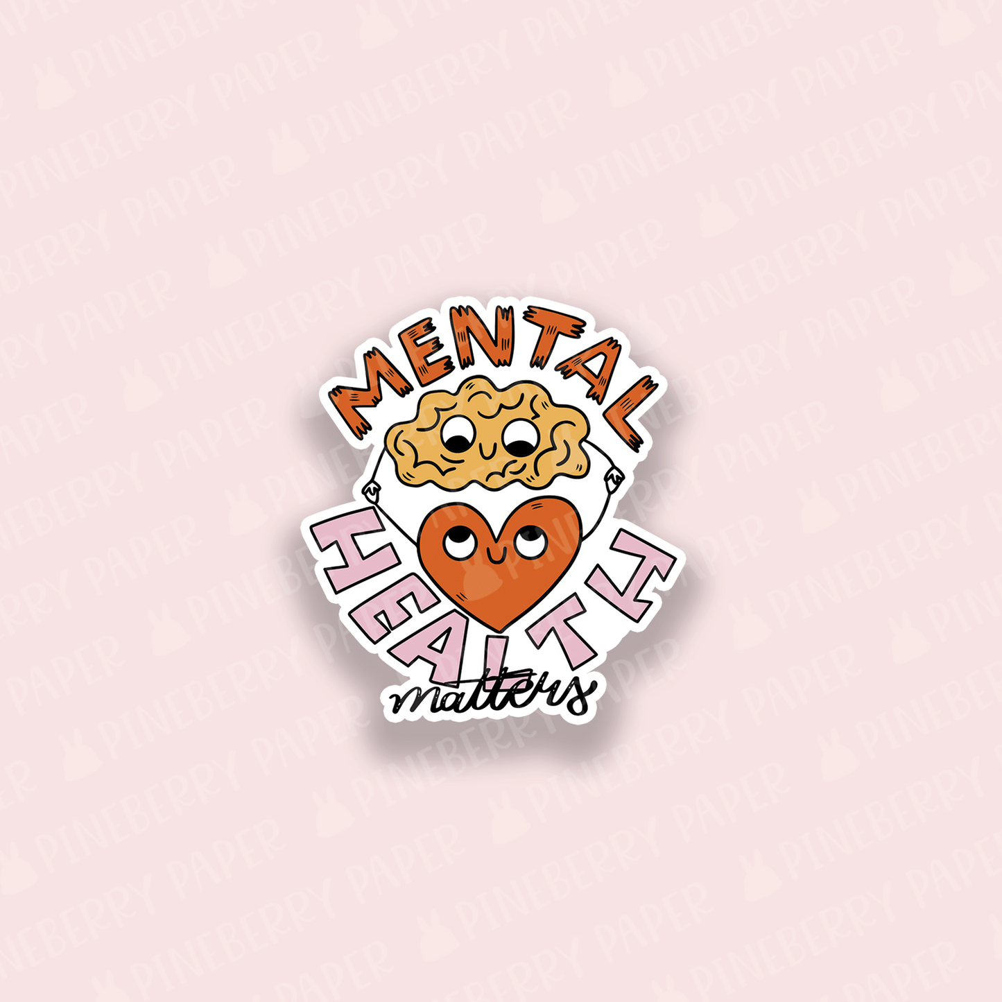 Mental Health Matters Vinyl Sticker