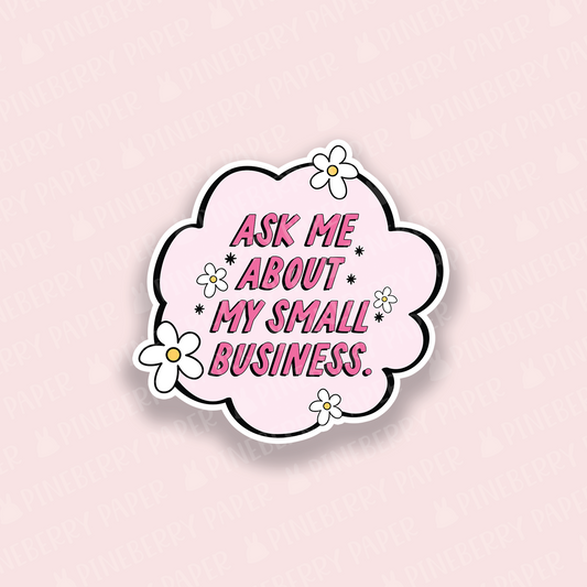 Small Business Vinyl Sticker