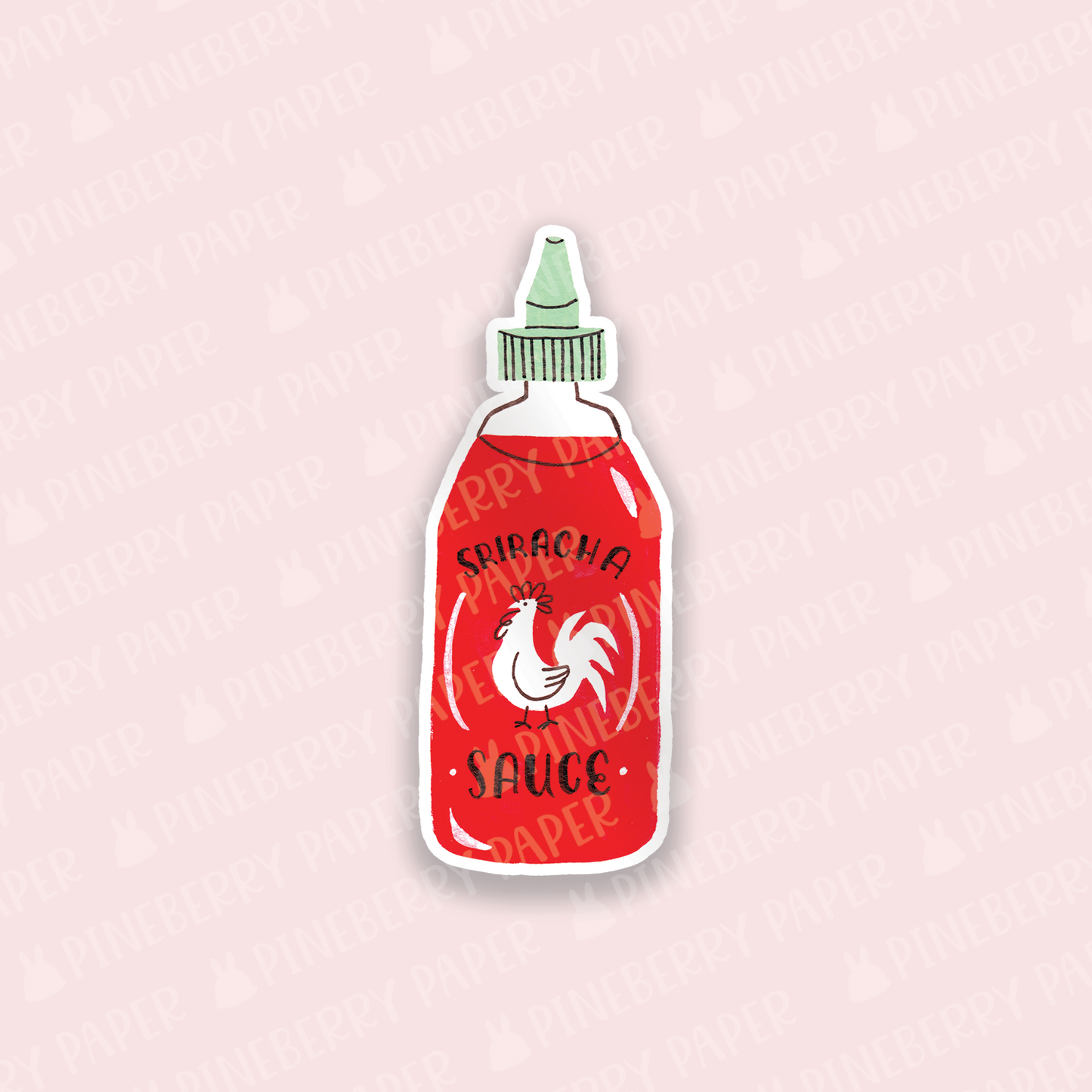 Sriracha Vinyl Sticker