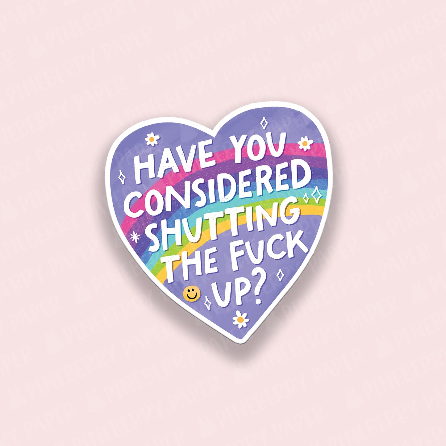 Consider Shutting the F*** Up Vinyl Sticker