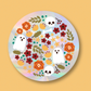 Fall Florals Suncatcher Window Sticker