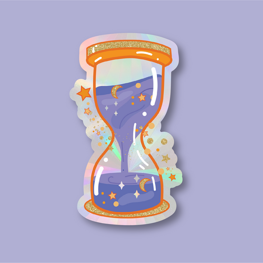 Hourglass Window Suncatcher Window Sticker