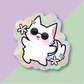 Gojo Cat Suncatcher Window Sticker