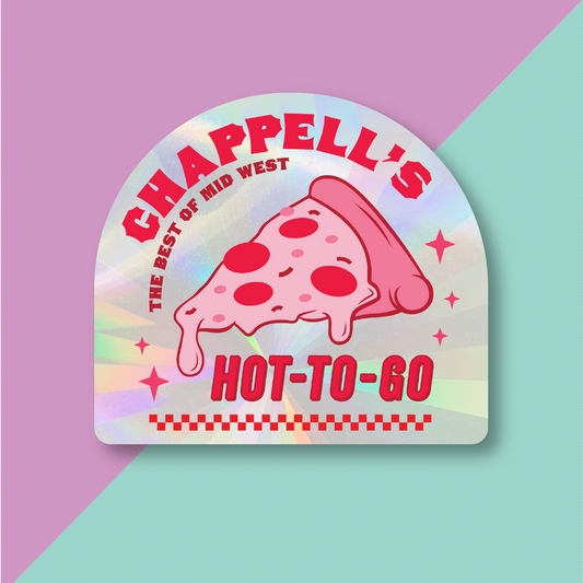 Hot to Go Suncatcher Window Sticker