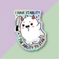 Stability Ghost Suncatcher Window Sticker