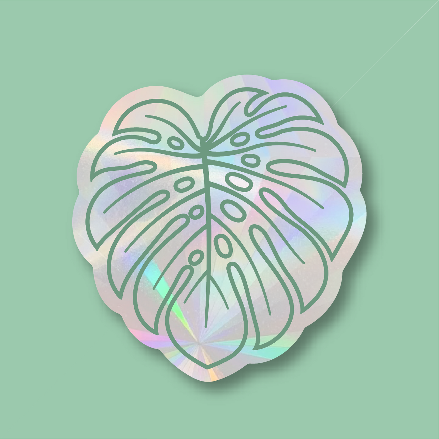 Monstera Suncatcher Window Sticker