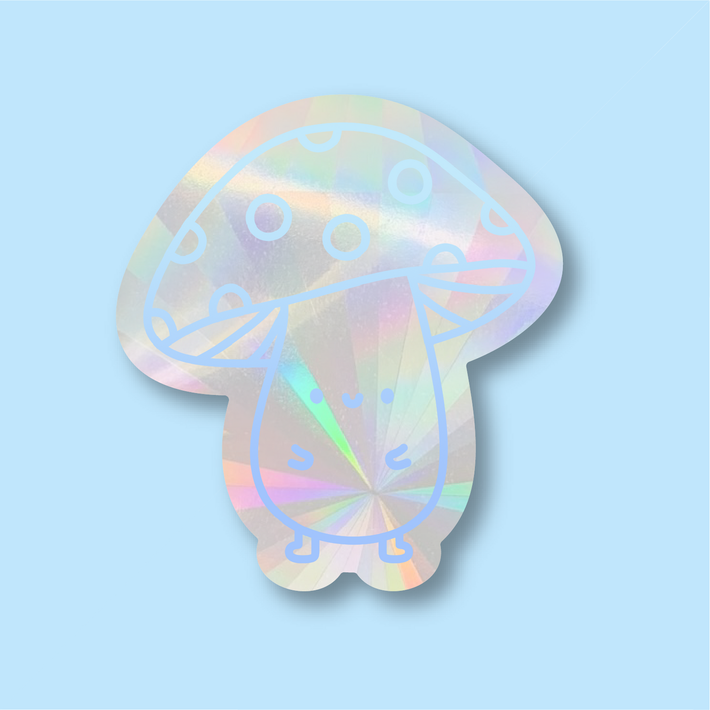 Mushroom Suncatcher Window Sticker