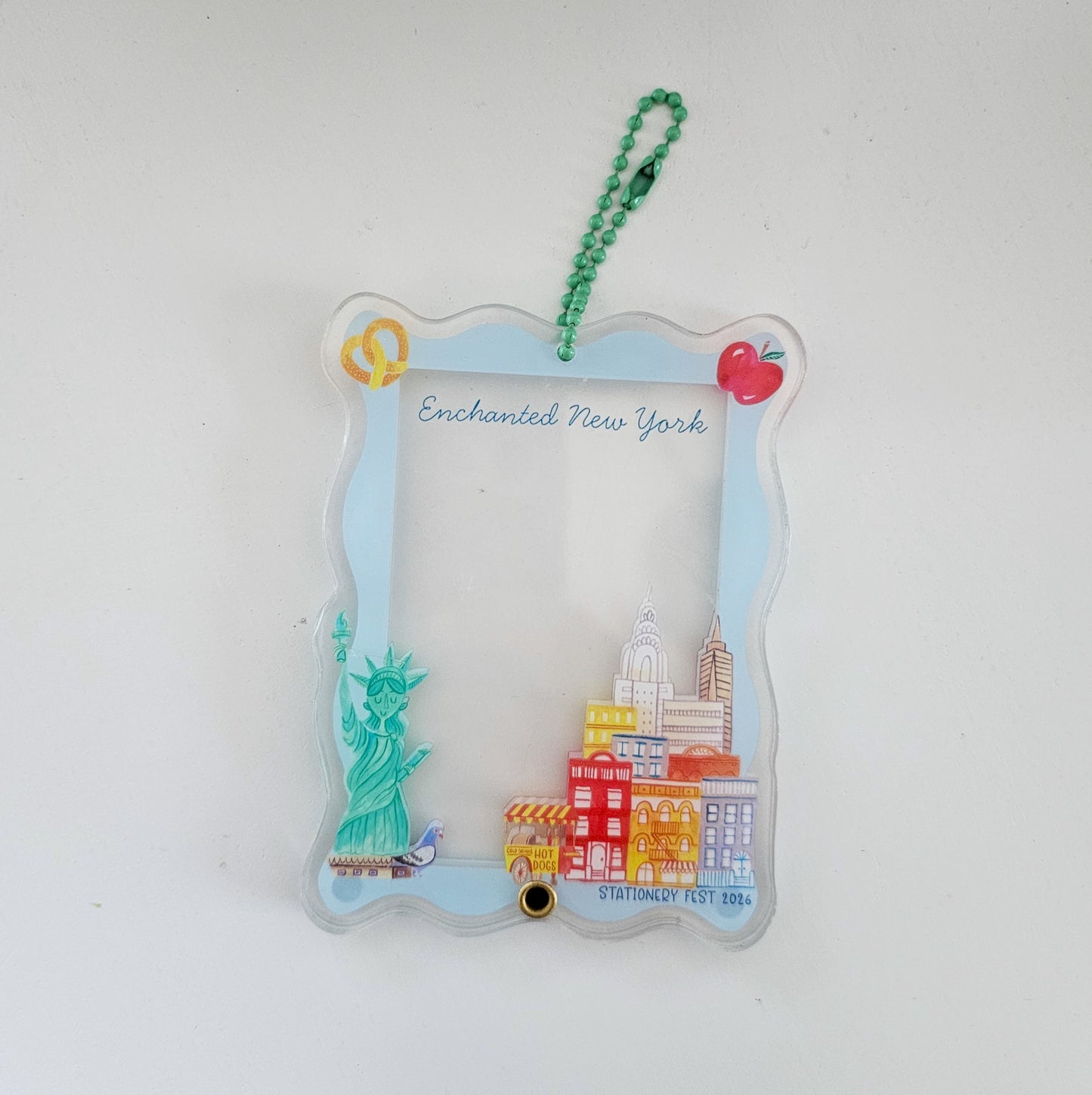 Stationery Fest Shaker Keychain | Brooklyn | u-pick charms