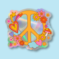 Peace Sign Suncatcher Window Sticker