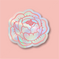 Peony Suncatcher Window Sticker