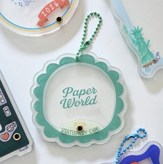 Paper World Anaheim Shaker Keychain | u-pick charms