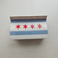 Chicago Flag Claw Hair Clip