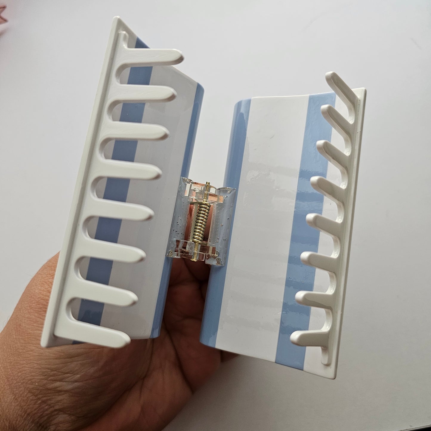 Chicago Flag Claw Hair Clip