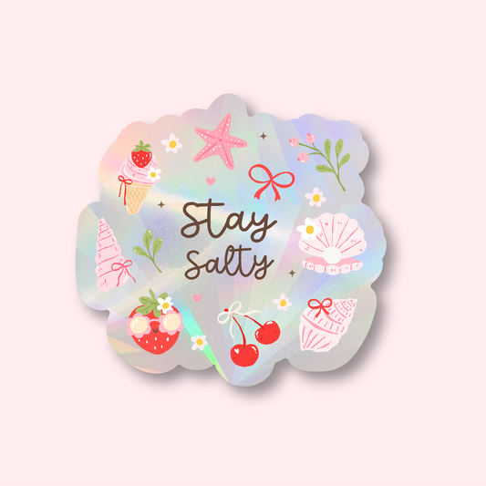 Stay Salty Window Suncatcher Window Sticker