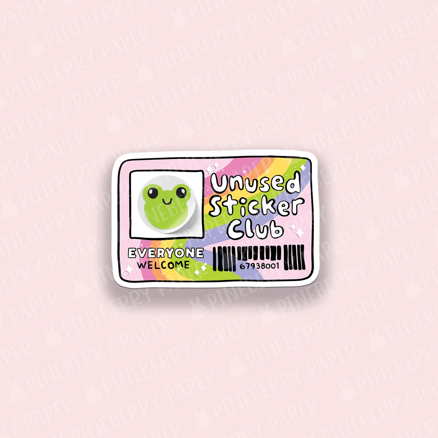 Ues Sticker Unused Sticker Club Vinyl Sticker – Pineberry Paper