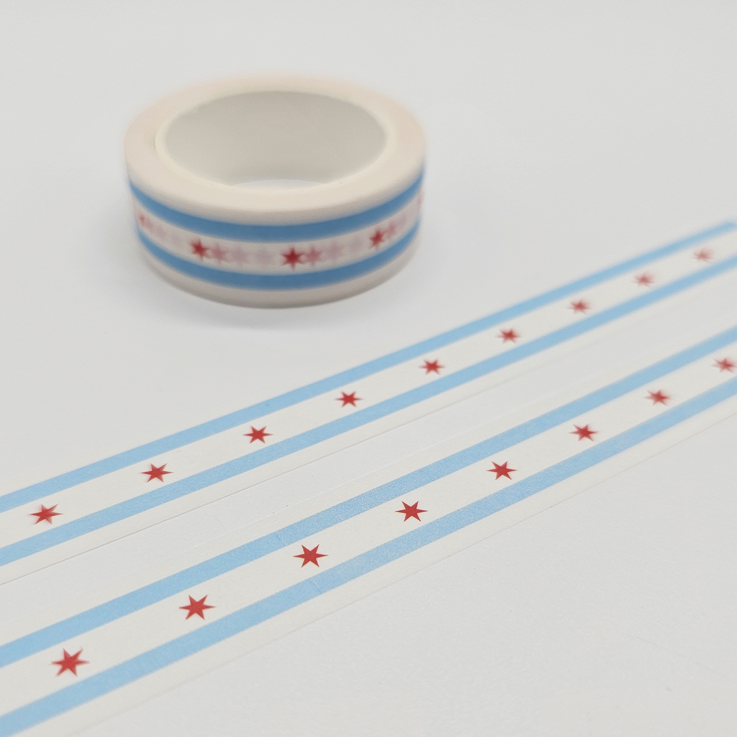 Chicago Flag Washi Tape | 15mm x 10m
