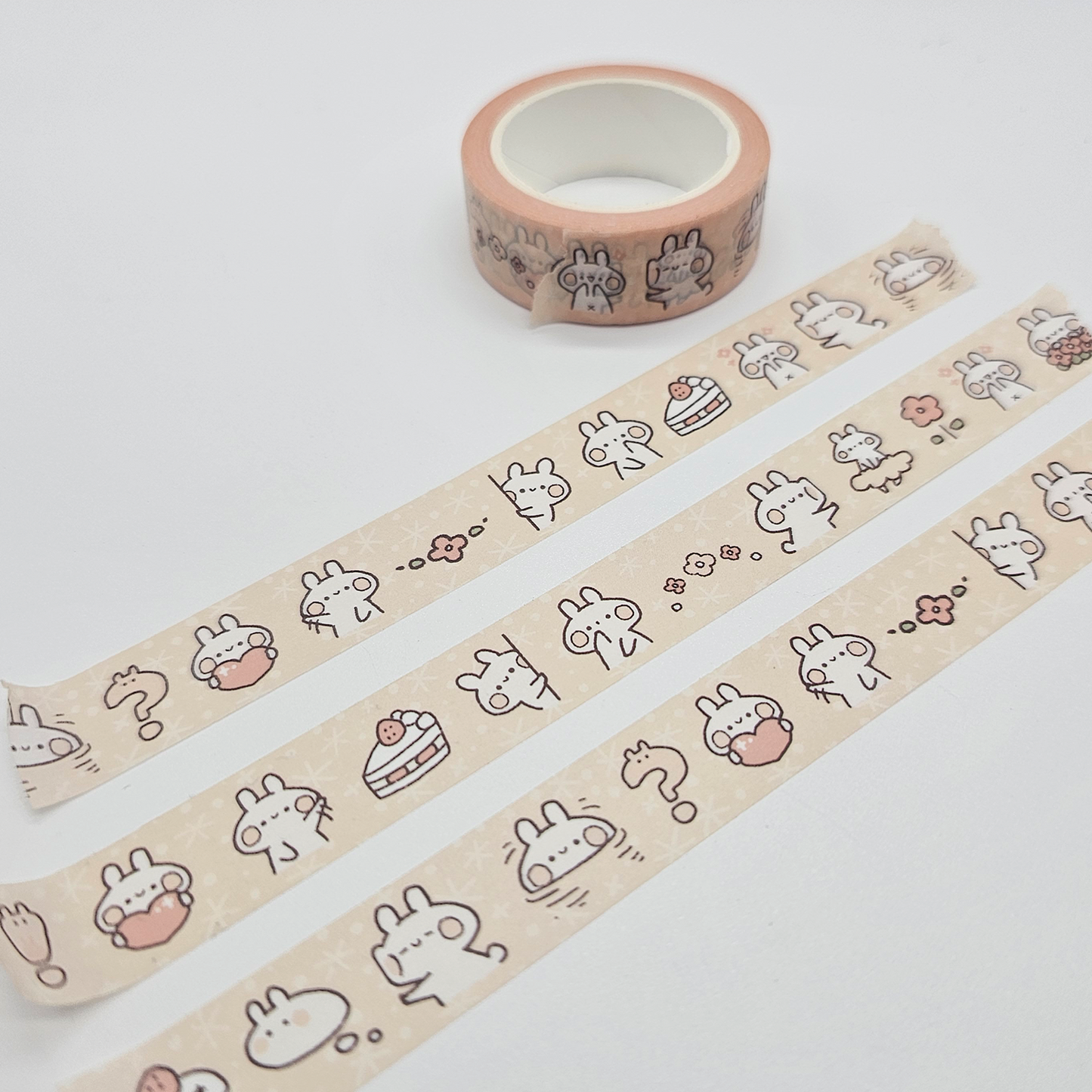 Cute Bunny Washi Tape | 15mm x 10m