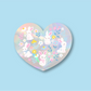 White Bunnies Window Suncatcher Window Sticker