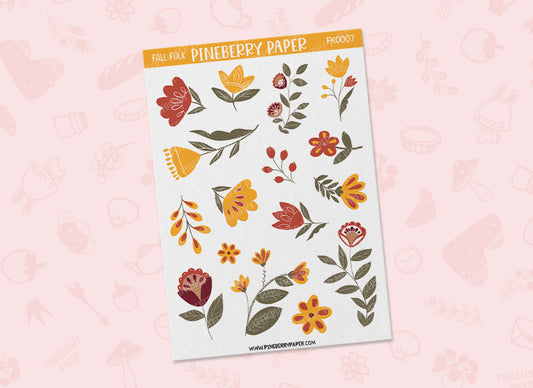 Fall Folk Floral | FK0007