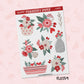 Red & Pink Floral | FL0159 | FL0160