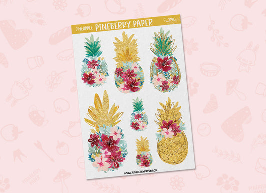 Floral Pineapple | FL0190
