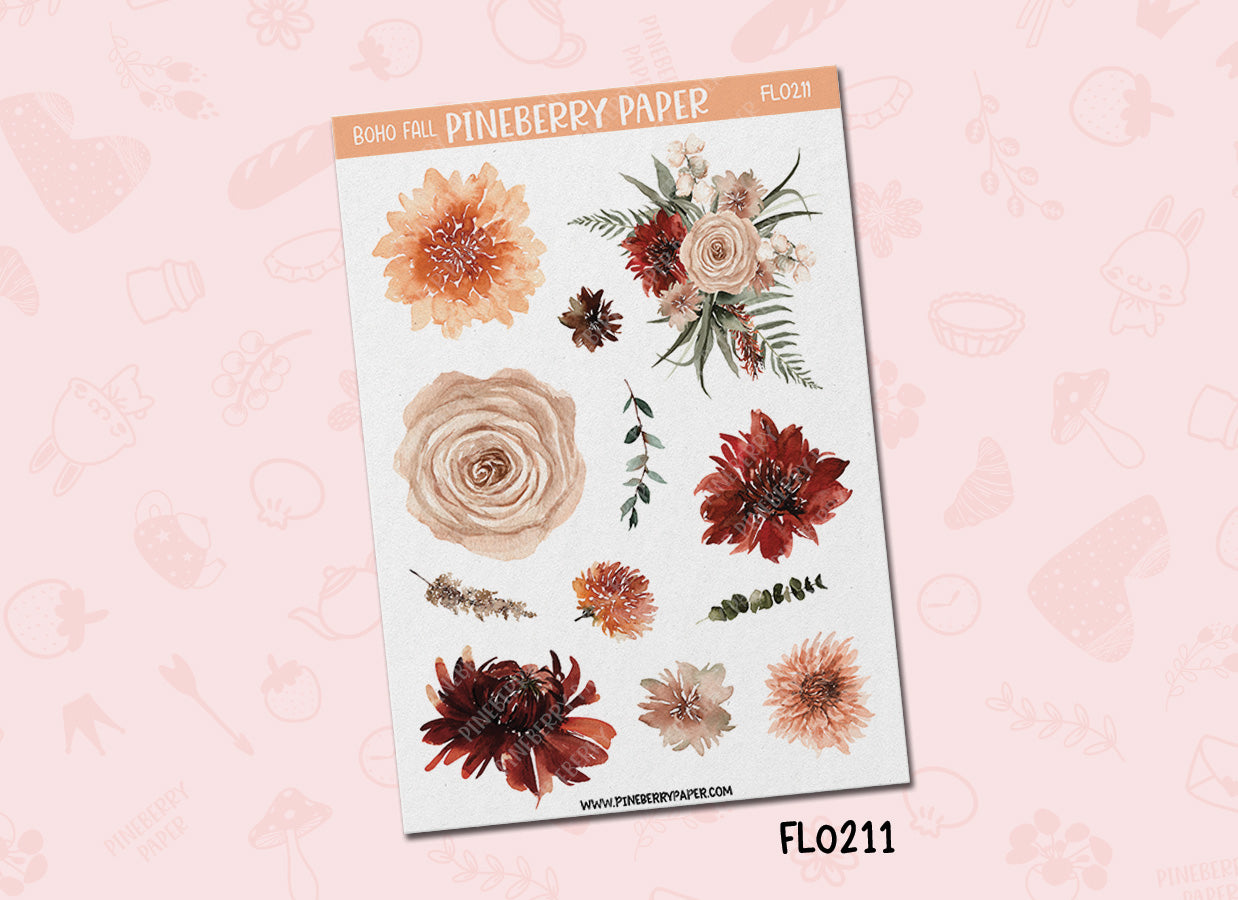 Boho Fall Florals | FL0210 | FL0211