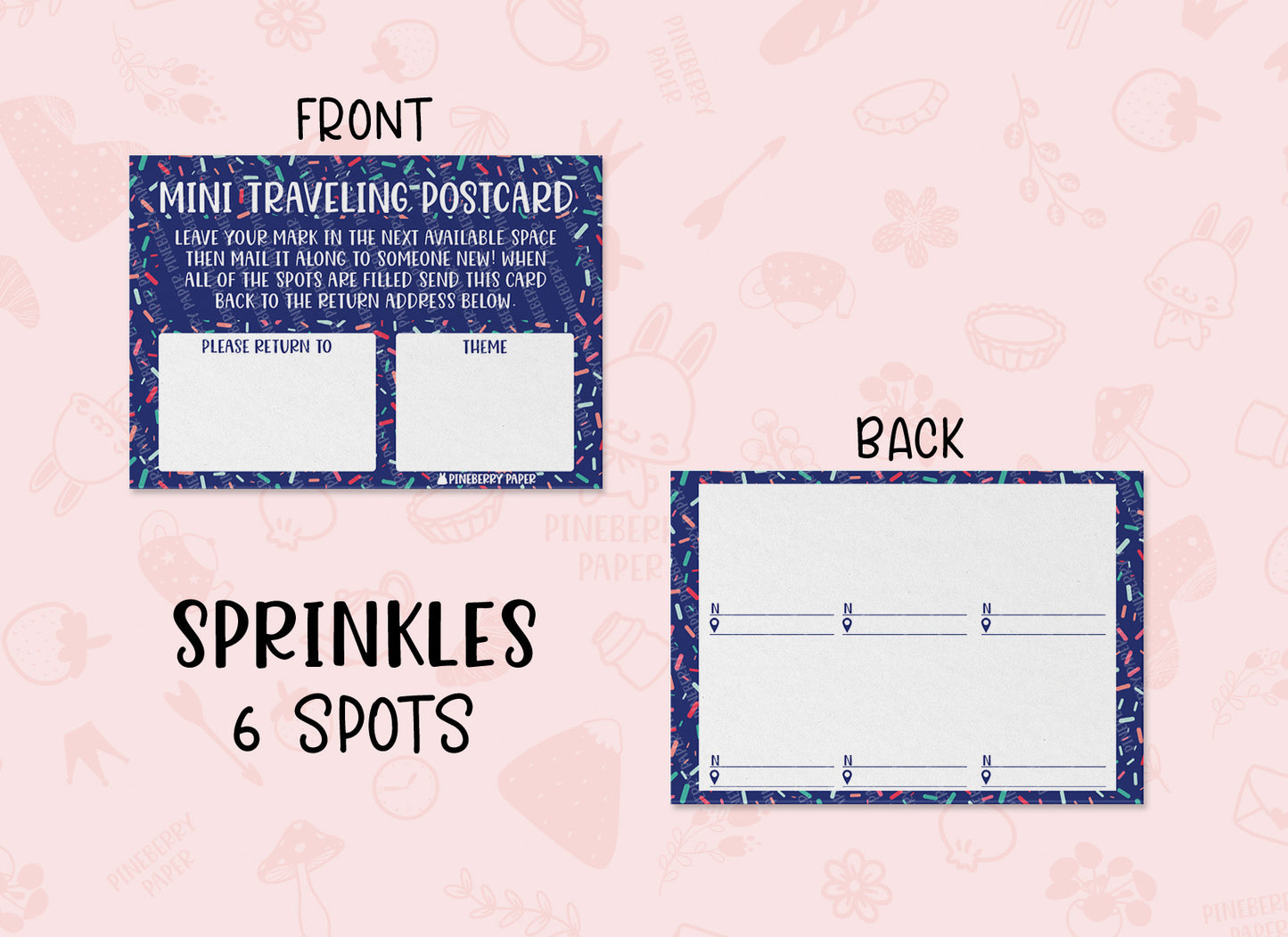 Mini Traveling Postcards | TPC | 3" x 4"