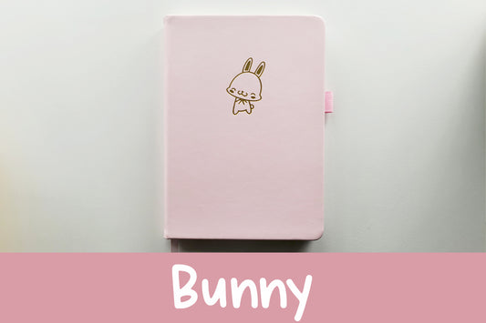 Pineberry Bunny Dot Grid Notebook