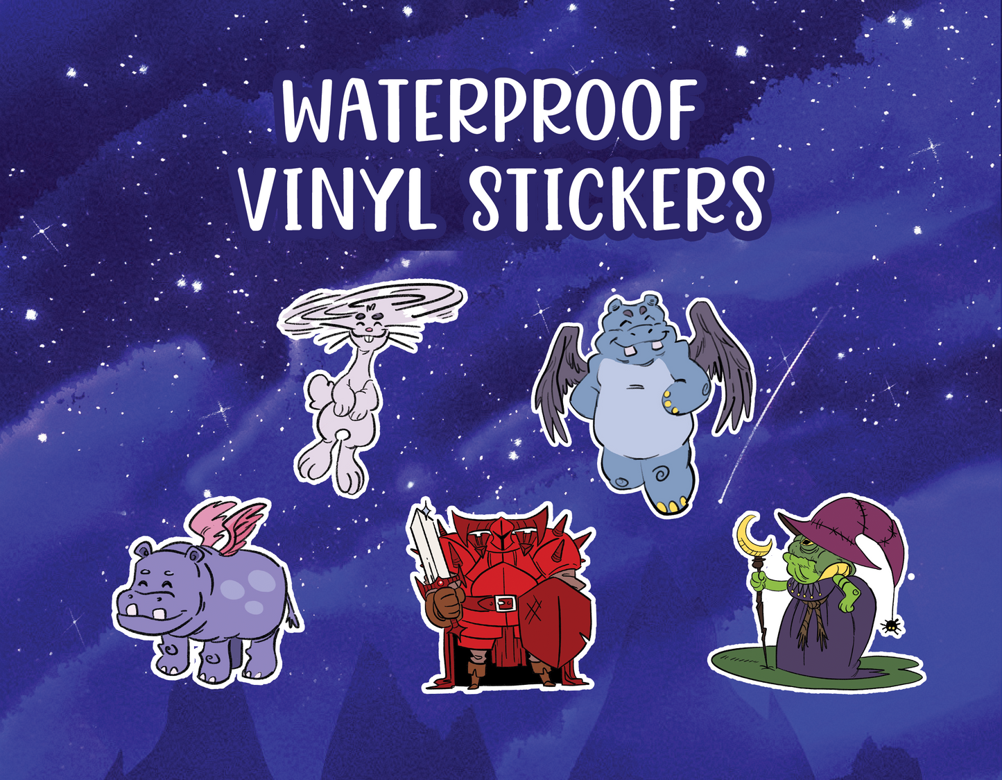 Waterproof Vinyl Stickers