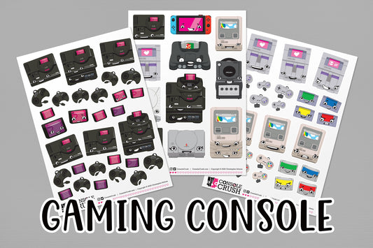 Gaming Console Stickers | Console Crush