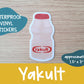 Yakult Vinyl Sticker | Asian Snacks | Probiotic Drink | Laptop Sticker | Water Bottle Sticker | Weatherproof | Waterproof | Decal