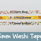Magic Garden Party | 5mm Washi Tape | Gold Foil Decorative Tape