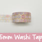 Pastel Hexagon Washi Tape | 15mm x 4m