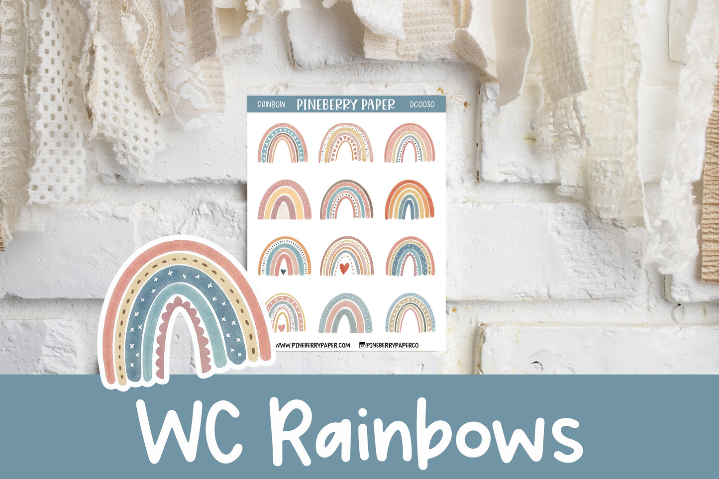 Watercolor Rainbows | DC0030