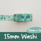 Green Leaves Washi Tape | 15mm x 5m