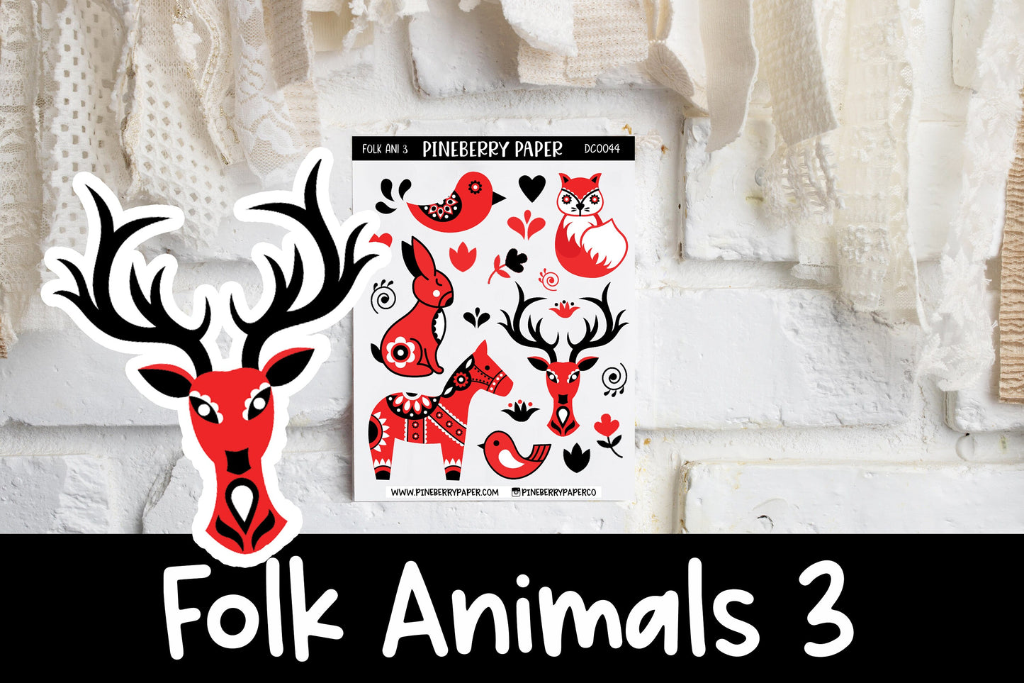 Folk Animals & Florals 2