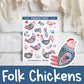 Folk Chickens | DC0083