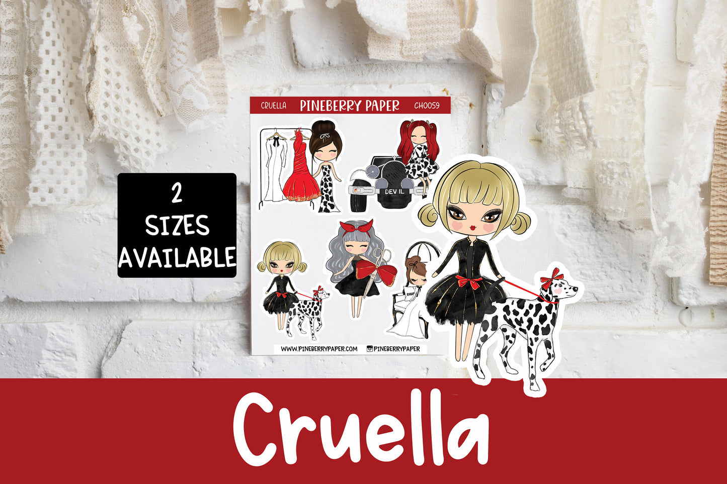 Dalmatians Inspired Stickers | CH0059 | Discontinued