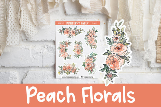Peach Florals | FL0053