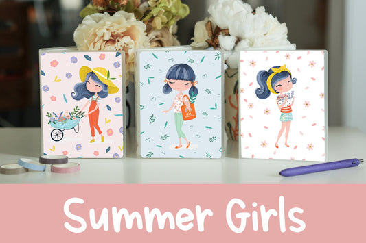 Garden Girls Sticker Album | 60 Top-Loading Sleeves
