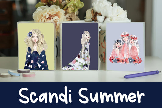 Scandinavian Summer Sticker Album | 60 Top-Loading Sleeves