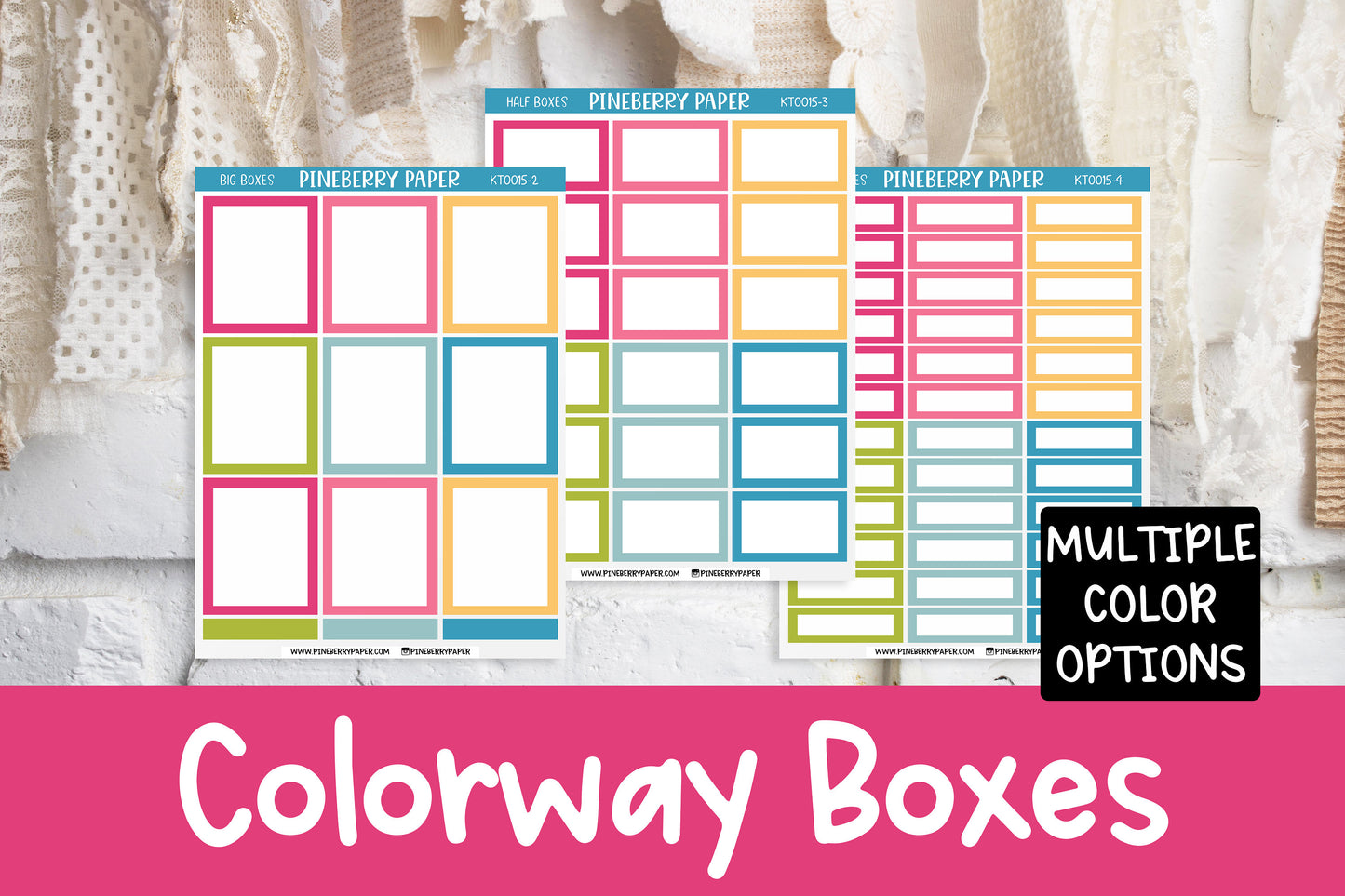 Colorway Box | Multiple Color Options