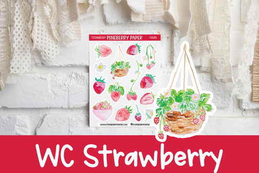 Watercolor Strawberry | FD0113