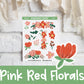 Pink & Red Flowers | FL0113