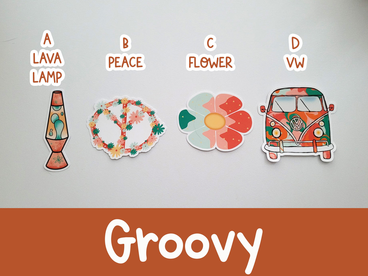 Groovy Vinyl Stickers