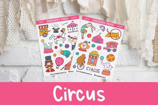 Circus Stickers |  AT0030 |  AT0031