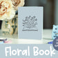 Floral Book Sticker Album | 60 Top-Loading Sleeves